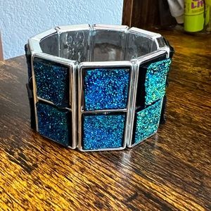 Buckle Druzy Bracelet 💙🦋